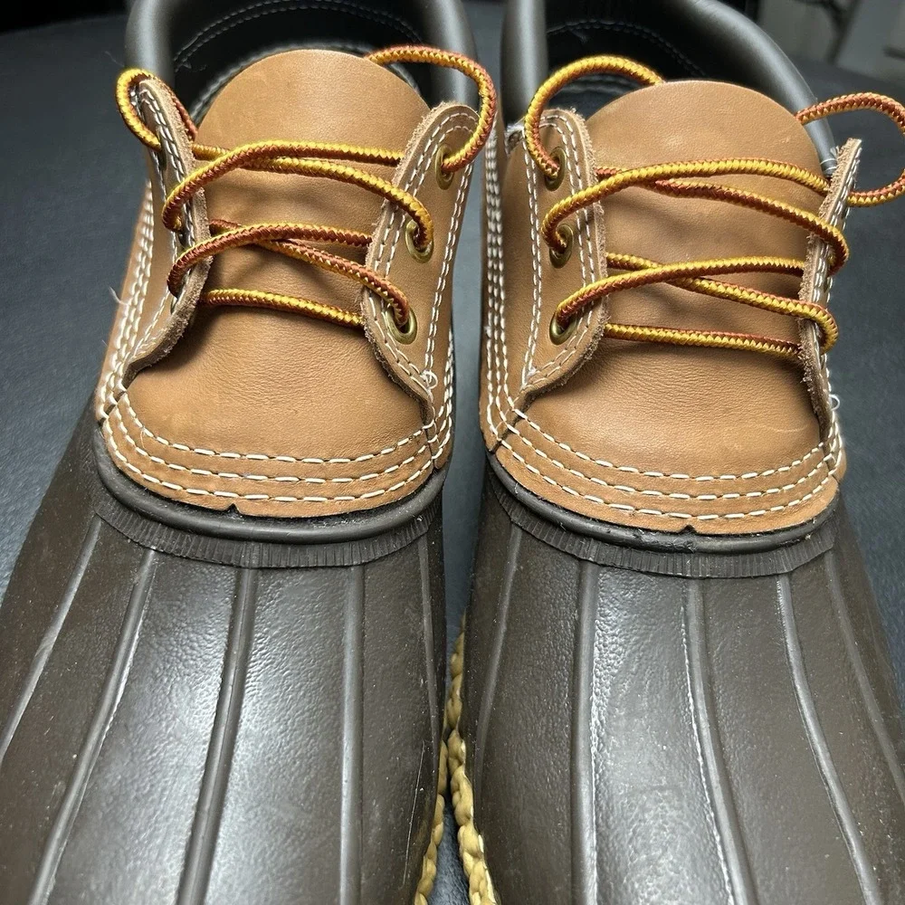 L.L. Bean Gumshoe Boots Men's Size 11 Tan/Bean Boot Brown/Gum Waterproof I M